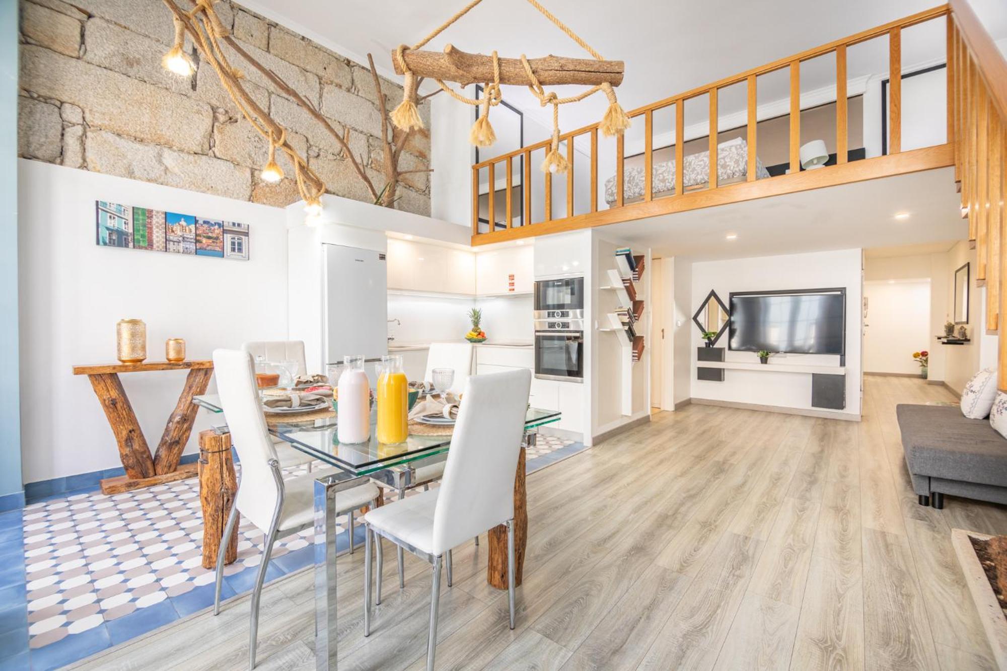 Appartement Deluxe Spacious Flats W Mezzanine By Host Wise à OOporto Chambre photo
