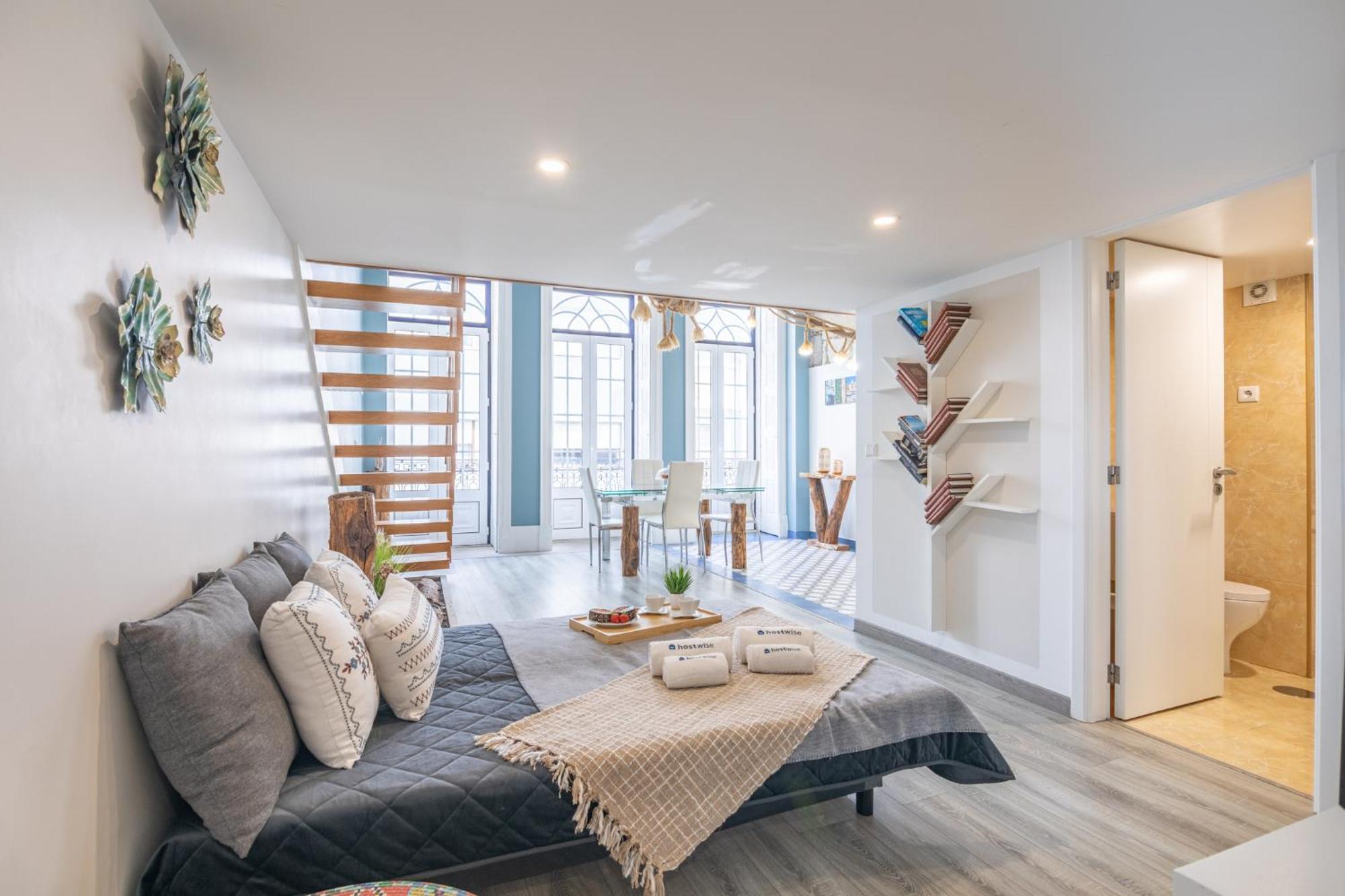 Appartement Deluxe Spacious Flats W Mezzanine By Host Wise à OOporto Chambre photo